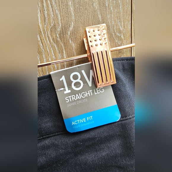 Columbia NWT Woman's Black Straight Leg Active Fit Pants Splash Outdoors Pant - Picture 4 of 4